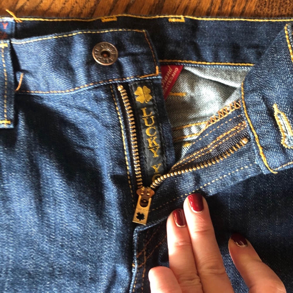 Lucky dark denim skirt - Picture 3 of 6